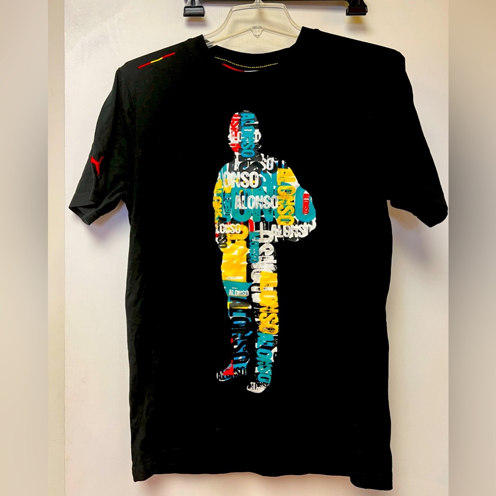 Puma Alonso Ferrari shirt. Sz Small, like new!
